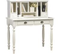 Meuble Secrétaire - Bonheur du Jour Blanc de Style Anglais Blanc G