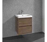 Meuble sous Arizona Oak vasque Skyla C79300VH 2 tiroirs, 522 x 596 x 424 mm, Villeroy und Boch