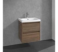 Meuble sous Arizona Oak vasque Skyla C79400VH 2 tiroirs, 572 x 596 x 439 mm, Villeroy und Boch