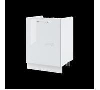 Meuble sous-évier Bellissi Blanc Brillant 1 porte L 60 cm - Cuisineandcie