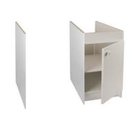 Meuble sous évier L90 CONFORT 1 porte mélaminé blanc FRANKE 609775
