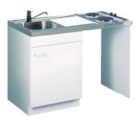 Meuble sous évier lave vaisselle 120 avec jambage AQUARINE 200154