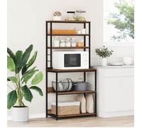 Meuble sous-evier Vidaxl Étagère de cuisine Bois Ancien 80 x 40 x 168 cm