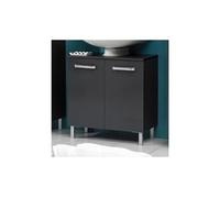 Meuble sous-lavabo 2 portes longueur 60 cm weasley - anthracite - seul