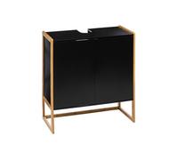 Meuble vasque 2 portes ""Naturéo"" noir - 5 five simply smart - Noir