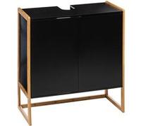 Meuble vasque 2 portes ""Naturéo"" noir - 5 five simply smart - Noir