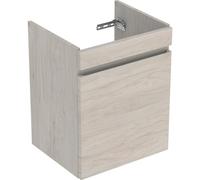 Meuble sous lavabo 55 cm Geberit Renova Plan 1T 1T à l'angl Noyer Carya clair - GEBERIT 501.904.00.1