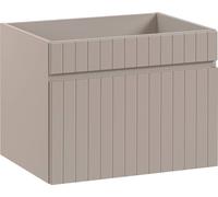 Meuble Sous Lavabo 60 Cm 1 Tiroir Cachemire Mat Frais