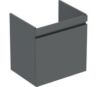 Meuble sous lavabo 65 cm Geberit Renova Plan 1 tiroir 1 tiroir à l'angl Gris vel - GEBERIT 501.906.JK.1