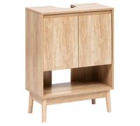 5five - meuble sous-lavabo abana 2 portes bois clair