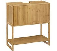 5five Meuble vasque Lab'n Modul 2 portes bambou Marron G