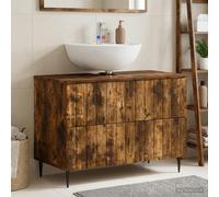 Meuble sous Lavabo de Salle de Bain ZWOLLE Bois d'ingénierie évier vidaXL vidaXL
