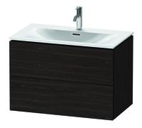 Meuble sous-lavabo Duravit L-Cube LC6307, 820x481 mm, 2 tiroirs, pour Viu 234483, LC630706969, Couleur: Noyer brossé Placage bois véritable