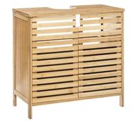 Meuble sous lavabo pour salle de bain Sicela bambou