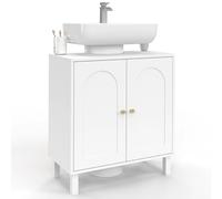 IDMarket - Meuble sous lavabo Salle de Bain Arsene Design Arche Bois Blanc