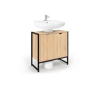 IDMarket Meuble sous-lavabo salle de bain Detroit design industriel