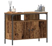 Meuble sous lavabo vidaXL Bois ancien 80x30x60 cm en bois reconstitué