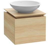 Meuble sous-lavabo Villeroy & Boch Legato B567, 600x380x500mm, centre lavabo, éclairage LED, B567L0RH, Couleur: Chêne du Kansas