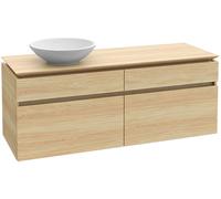 Meuble sous-lavabo Villeroy & Boch Legato B596, 1600x550x500mm, lavabo à gauche, B59600RH, Couleur: Chêne du Kansas