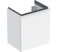 Meuble sous lave-mains 38 Geberit iCon 1P charn à gauche poignée Blanc Blanc br - GEBERIT 502.301.01.1