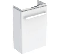 Meuble sous lave-mains 45 cm Geberit Renova Compact 1 porte Blanc brillant - GEBERIT 501.924.01.1