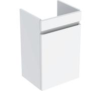 Meuble sous lave-mains 45 cm Geberit Renova Plan 1 porte Blanc brillant - GEBERIT 501.902.01.1