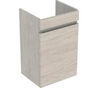 Meuble sous lave-mains 45 cm Geberit Renova Plan 1 porte Noyer Carya clair - GEBERIT 501.902.00.1