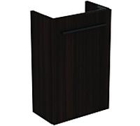 Meuble sous-lave-mains Ideal Standard i.life S T5302NW 1 porte, charnières à droite ou à gauche, 35,4 x 20,2 x 55,5 cm, chêne café