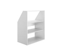 Meuble sous pente 2 étagères - Blanc - ADEZIO
