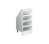 Vicco Meuble sous Pente R-Line, Blanc, 40cm avec 4 Compartiments, Convient aux Murs inclinés et à Une Installation de Cuisine Variable