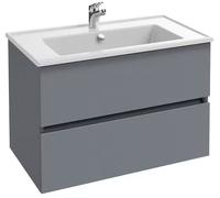 Meuble sous plan-vasque TOLBIAC 80 cm 2 tiroirs gris JACOB DELAFON EB2352-NGY