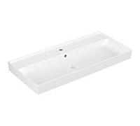 Meuble sous-vasque 4A331GRW 1000 x 470 x 160 mm, Stone White CeramicPlus, avec Collaro Villeroy und Boch plein, dessous poli