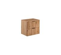 Meuble sous vasque 60 cm + plateau - Georgia Oak