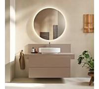 Meuble sous-vasque Balcon BA50140JFIF0000 mural, 100 x 57 x 53,4 cm, texturé Duravit Umbra 2 tiroirs