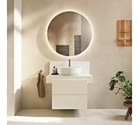Duravit Meuble sous-lavabo suspendu Balcoon BA50120JDID0000 rectangulaire Tip-on 570x600x534 Ivoire