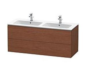 Meuble sous-vasque Duravit L-Cube LC625801313 Amérique. Noyer, 129x55x48,1cm, 2 tiroirs