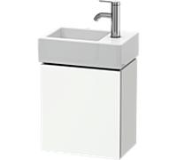 DURAVIT L-Cube - Meuble sous vasque avec 1 porte & charnières à gauche 364x581x241mm blanc mat/blanc mat