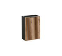 Meuble sous vasque en bois - L 40 x H 57 x P 22 cm - Sylve Black Wotan
