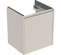 Meuble sous-vasque Geberit Renova Plan 504024DB1, structure/façade gris sable/laqué mat soyeux, largeur 54,6 cm, 1 porte