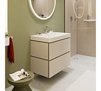 hansgrohe Xilesa E meuble sous-lavabo pour lavabos, 2 tiroirs, 780x470x620mm, 54260780, Couleur: Beige sable mat