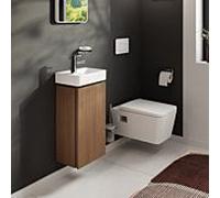 Meuble sous-vasque Hansgrohe Xilesa E 54243550 340 x 240 mm, compatible avec lave-mains , charnière de porte à gauche, chêne cachemire