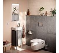 Meuble sous-vasque Hansgrohe Xilesa E 54244760 340x240mm, pour lave-mains , charnière de porte à droite, gris ardoise mat
