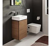 Meuble sous-vasque Hansgrohe Xilesa E 54245550 430 x 330 mm, compatible avec lave-mains , charnière de porte à gauche, chêne cachemire