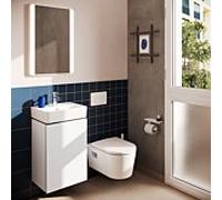 Meuble sous-vasque Hansgrohe Xilesa E 54245700 430x330mm, pour lave-mains , charnière de porte à gauche, blanc mat
