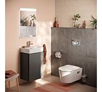 Meuble sous-vasque Hansgrohe Xilesa E 54245760 430x330mm, pour lave-mains , charnière de porte à gauche, gris ardoise mat