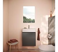 hansgrohe Xilesa E Meuble sous-lavabo pour lave-mains, 1 tiroir, 480x380x500mm, 54247760, Couleur: Gris ardoise mat