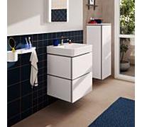 hansgrohe Xilesa E meuble sous-lavabo pour lavabos, 2 tiroirs, 530x470x620mm, 54252700, Couleur: Blanc mat