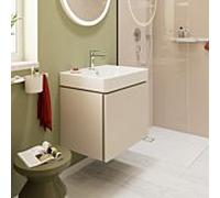 Meuble sous-vasque hansgrohe Xilesa E 54255780 1 tiroir, pour lavabo, 630 x 470 mm, beige sable mat