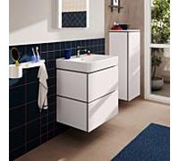 Meuble sous-vasque Hansgrohe Xilesa E 54256700 630x470mm, 2 tiroirs, pour lavabo, sans PushOpen, blanc mat