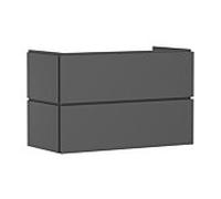 Meuble sous-vasque Hansgrohe Xilesa E 54262760 980x470mm, 2 tiroirs, gris ardoise mat